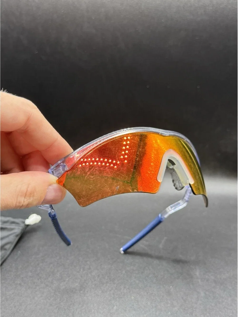 Oakley M Frame Gen 1 Crystal Clear/Fire Iridium 67 Lens